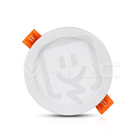 8W LED Trimless Panel Downlight - Round