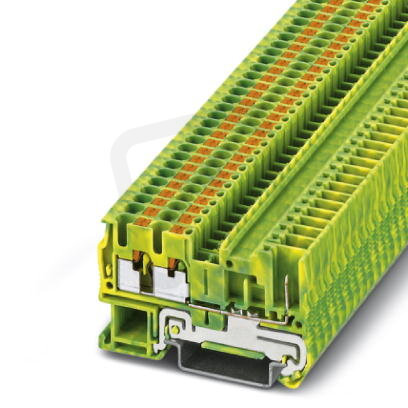 PT 2,5-TWIN/1P-PE Řadová svornice pro ochranný vodič 3209659