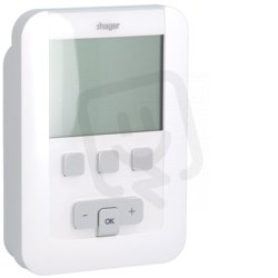 Digitální termostat týdenní Comfort, bateriové napájení, 1P 5A, nástěnný EK520