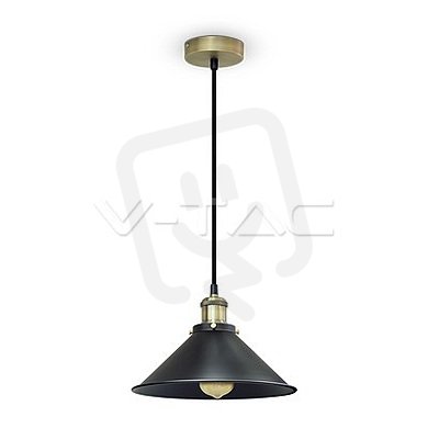 Závěsné svítidlo V-TAC Metal Black VT-7424