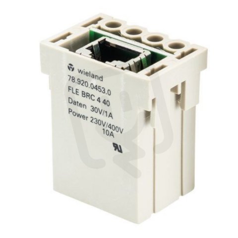 Konektorový modul RJ45, zásuvka WIELAND 78.920.0453.0