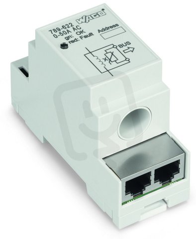 Měřicí transformátor proudu, 50 A AC, Modbus RTU, 24 V DC WAGO 789-622