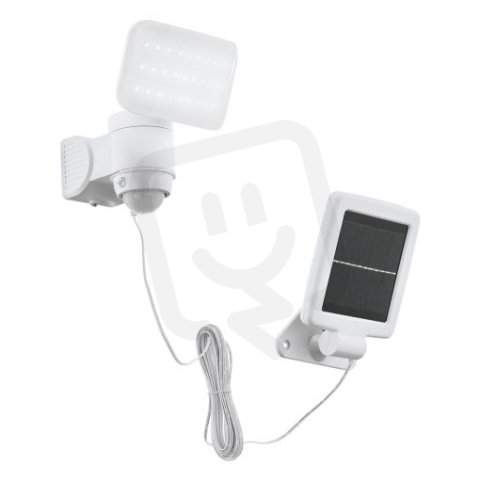 Venkovní solární svítidlo CASABAS LED SOLAR SENSOR bílá 5W IP44 EGLO 98196