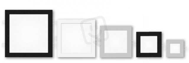 SLIM WHITE 200x200mm 15W/3000K + 1-10V Mivvy Lighting SLM202010V3KW