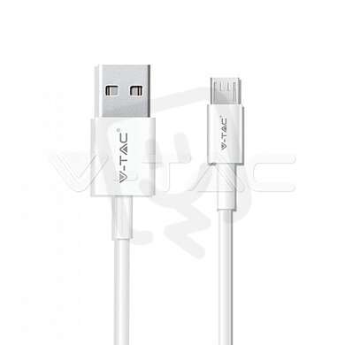 1M Micro USB cable 1.0A PVC, Silver seri