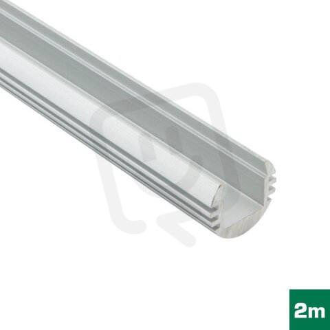 AL profil FKU26 C11/MU18 pro LED, bez plexi, 2 m, elox FK TECHNICS 4738557