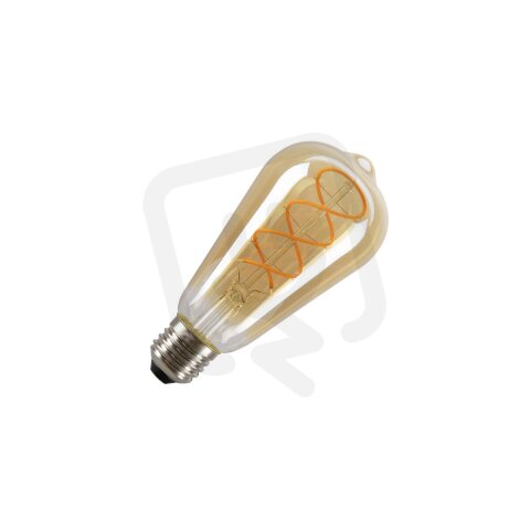 LED ST64, LED-žárovka, zlatá, E27, 4W, 1800K SLV 1008645