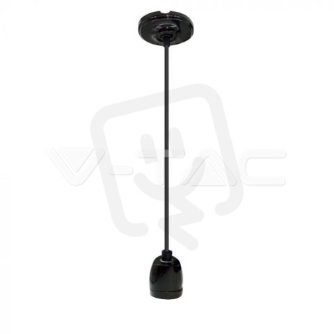 Porcelain Lamp Pendant Black,  VT-7998