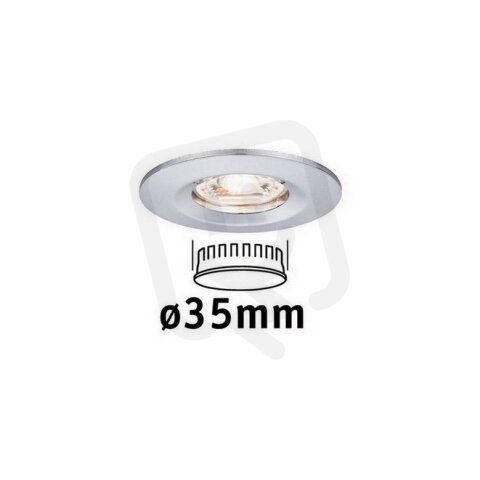 LED vestavné svítidlo Nova mini nevýklopné IP44 1x4W 2.700K chrom 230V 94302