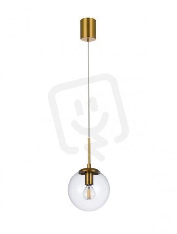 Závěsné svítidlo GLOBAL SU 1X28W E14 D150 BRASS REDO 01-3163