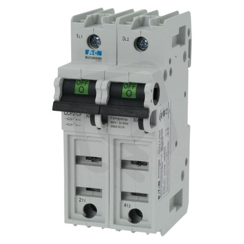 Pojistkový odpínač Eaton CCP2-2-30CF 600V AC / 125V DC, 30A, 2-pól