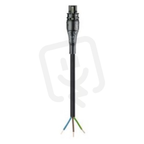 kabel 3*1,5 s jedním konektorem RST20i3, černý, 0,3 m, H07RN-F