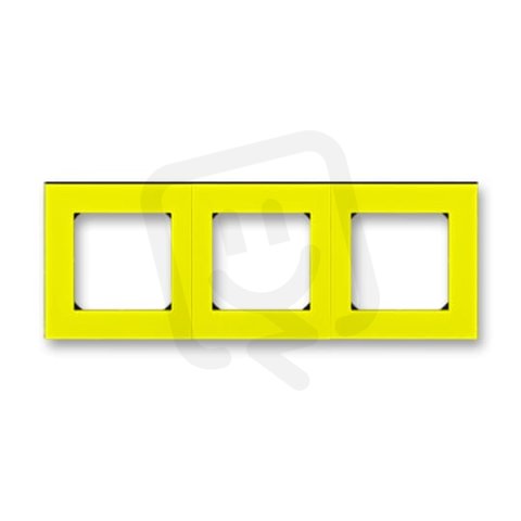 LEVIT Trojrámeček žlutá/kouřová černá ABB 3901H-A05030 64