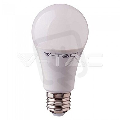 LED žárovka V-TAC 9W E27 A60 RA80 Micro Wave Sensor 6400K VT-2219