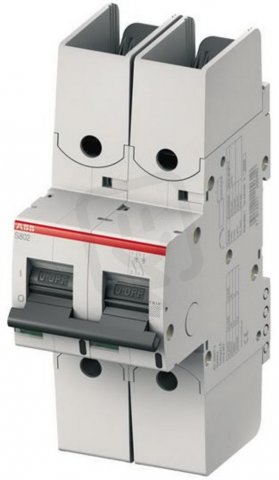 S802S-B63-R jistič 2p char. B 63A pro kabelové oko 50kA ABB 2CCS862002R0635