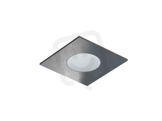 Podhledové svítidlo SPOTLIGHT IP65 SQUARE 3000K stříbrná brouš PANLUX PN14100027