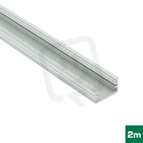 4731614 AL profil FKU22 pro LED, bez plexi, 2m FKU22-2M