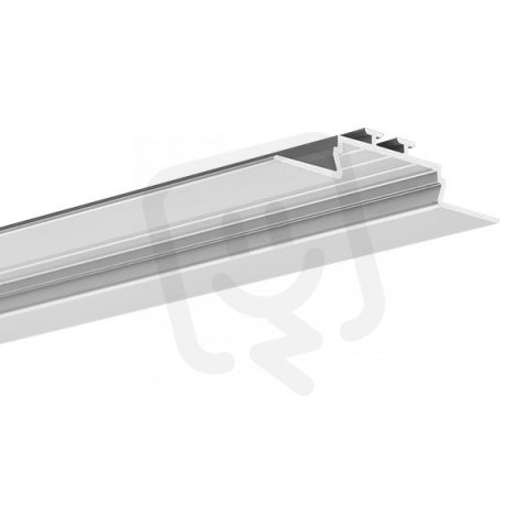 LED profil do sádrokartonu KLUŚ OPAC-30 stříbrná anoda 1m ALUMIA B6164|1m