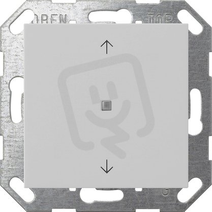 KNX tlačítko kolébka 1f šipky System 55 šedá mat GIRA 5172015