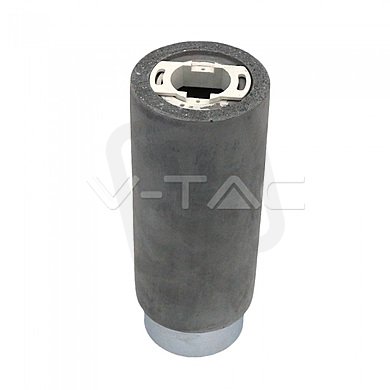 GU10 Fitting Gypsum Metal With Grey Concrete Chrome Bottom, VT-865 SKU3138