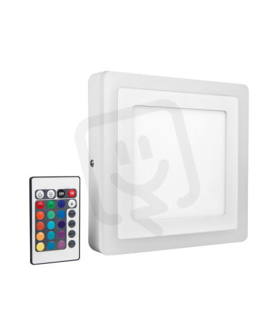 Stropní svítidlo LEDVANCE LED COLOR + WHITE SQ 200 mm 17 W