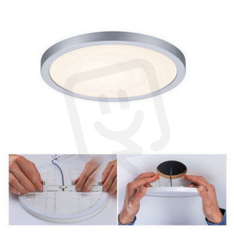 LED vestavné svítidlo Areo VariFit IP44 kruhové 175 13W 3000K matný chrom 93034