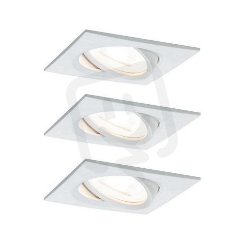 Vestavné svítidlo LED Nova hranaté 3x6,5W bílá mat nastavitelné 934.54 93454