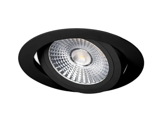 Podhledové LED svítidlo VP COB 6W 3000K černá PANLUX PN14100050