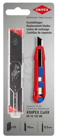 Náhradní nůž pro 90 10 165 BK (10x) KNIPEX 90 10 165 E02