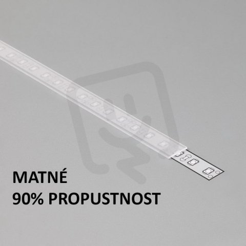 FKU-PA-1M-FR Plexi A matné pro Al profily FKU22, 55, 1m FK TECHNICS 4737655