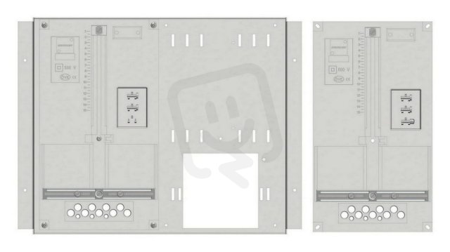 Sada elektroměrová vana 1-řadá, 2 desky