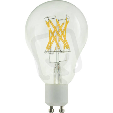 LED A60 Crossed Filament, LED žárovka, GU10, PHASE, 6,5W, 2200K SLV 1008154