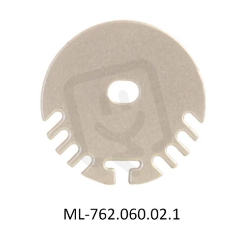 Koncovka pro ZP s otvorem, stříbrná barva, 1 ks MCLED ML-762.060.02.1