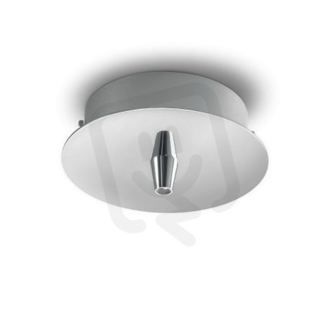 ROSONE METALLO 1 LUCE ROUND CROMO