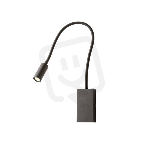 Nástěnné svítidlo WALLIE AP LED 3W+USB 3000K BK REDO 01-2755