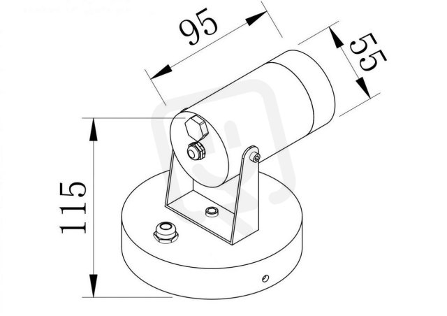 Nástěnné svítidlo Scope O025WL-01B MAYTONI