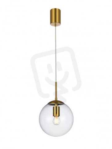 Závěsné svítidlo GLOBAL SU 1X42W E27 D200 BRASS REDO 01-3165