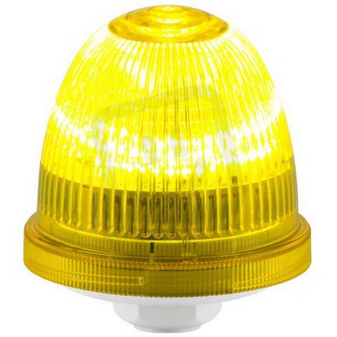 Svítidlo signální OVOLUX LED 90/240 V, AC, IP66, 1/2'' NPT, žlutá, světle šedá