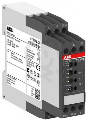 Časové relé CT-MBS.22S ,nový design, šroubové svorky ABB 1SVR730010R3200