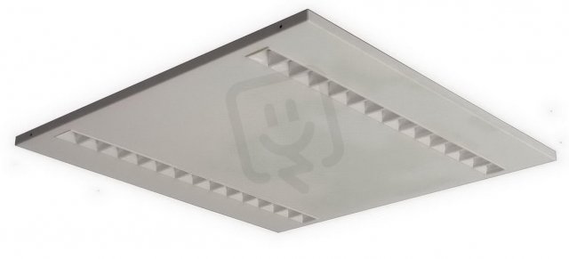 MODUS ES3000 LED 840 vestavný čtverec A m600 2x bílý refl. opt.50° 500mA DALI