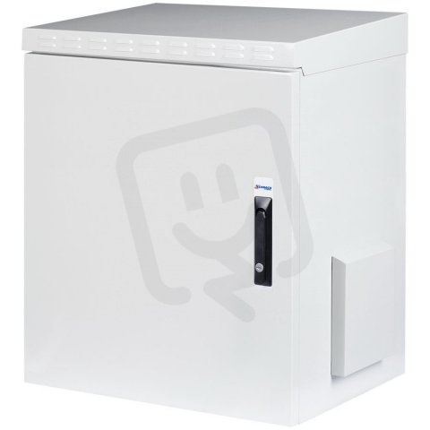 Nástěnný rozvaděč 16U 600x450mm,venkovní IP55,plechové dveře SCHRACK DTWI166047