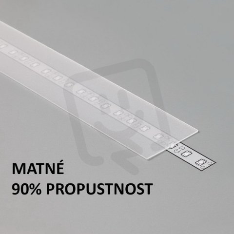 FKU-PG-1M-FR Plexi G matné pro Al profily FKU15, 90, 1m FK TECHNICS 4737659