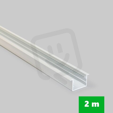 AL profil FKU78-07 pro LED, bez plexi, 2m, bílý FK TECHNICS 4739578