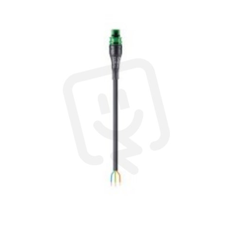 kabel s jedním konektorem gesis RST, 3-pól, 3*1,5mm2, vidlice, délka 2m, zelený