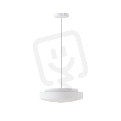 Závěsné svítidlo se skleněným stínidlem OSMONT EDNA P3 2x10W IP40 E27 bílá