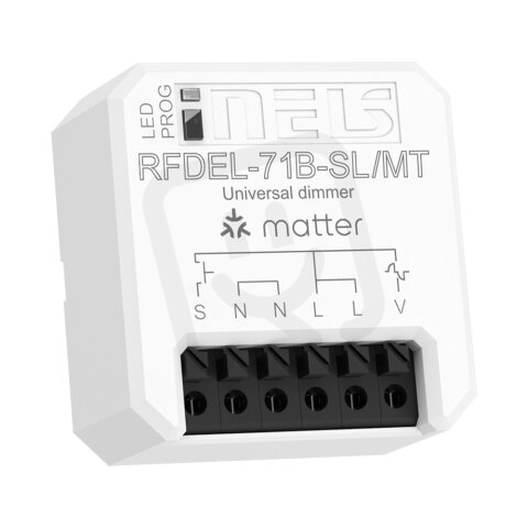 RFDEL-71B-SL/MT Universal dimmer MATTER