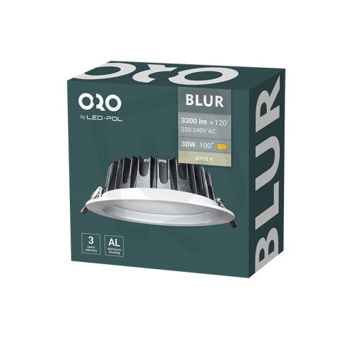 ORO BLUR LED 30W NW-W