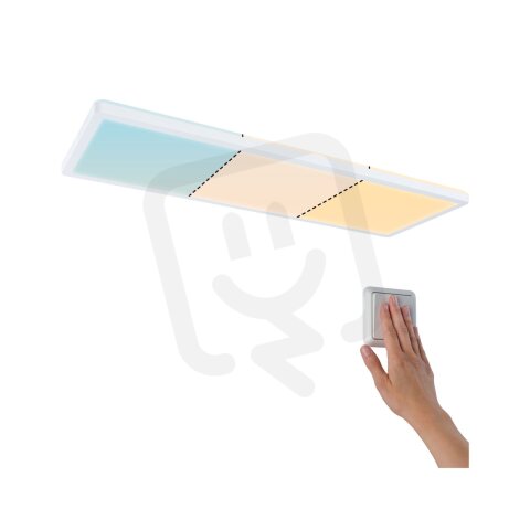 LED Panel Atria Shine hranaté 580x200mm CCT bílá PAULMANN 79927