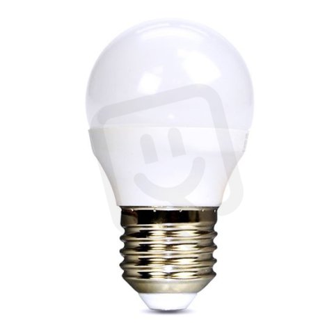 LED žárovka, miniglobe, 6W, E27, 3000K, 510lm SOLIGHT WZ412-1