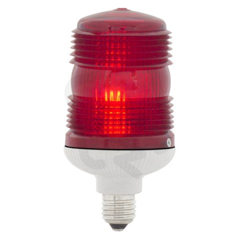 SIRENA Modul optický MINIFLASH STEADY 12/240 V, ACDC, E27, červená, světle šedá